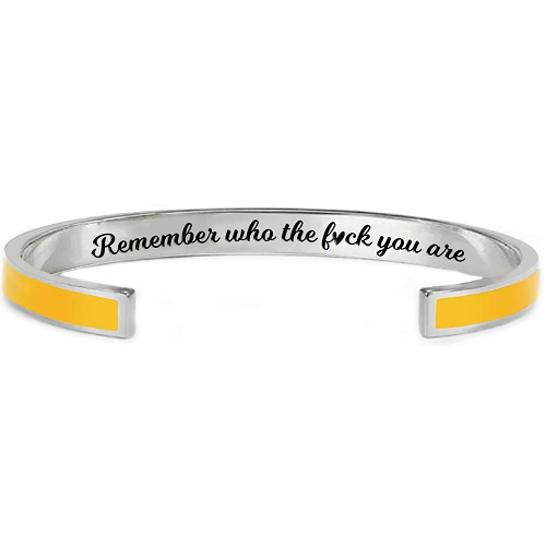 Remember Who The F-ck You Are Bracelet