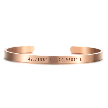 Custom Engraved C Bracelet