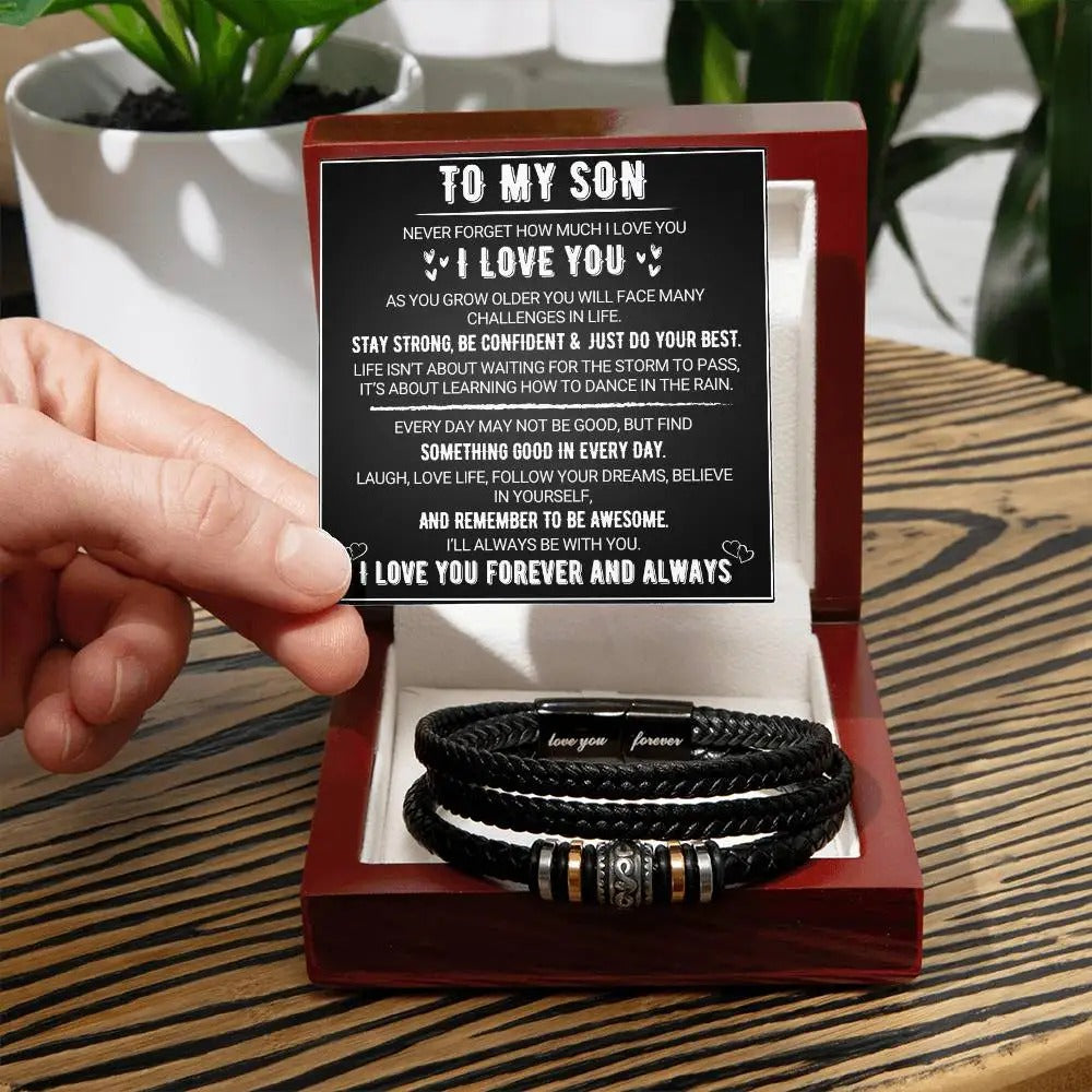To My Son - Love you Forever - Bracelet