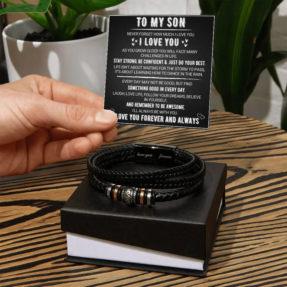 To My Son - Love you Forever - Bracelet