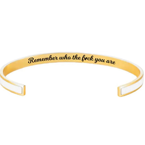 Remember Who The F-ck You Are Bracelet